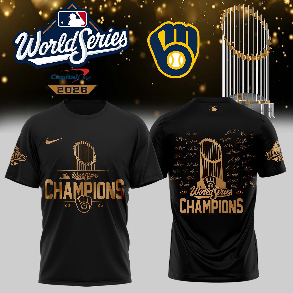 Milwaukee Brewers World Series Champions 2026 T-Shirt