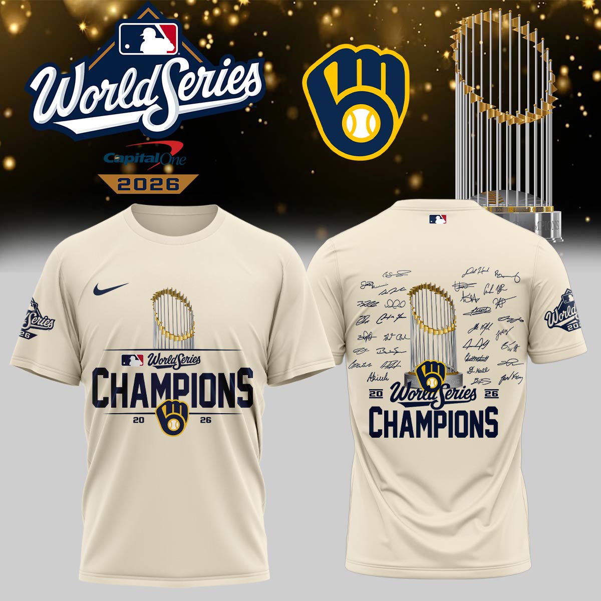 Milwaukee Brewers World Series Champions 2026 T-Shirt