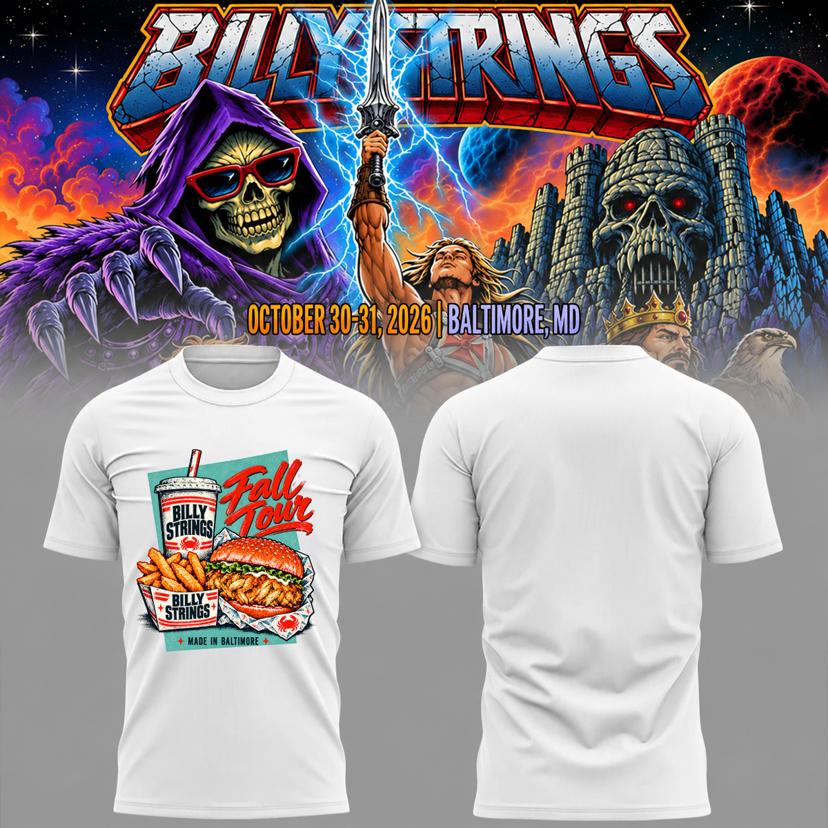 Limited Edition Billy Strings tour 2026 T-shirt