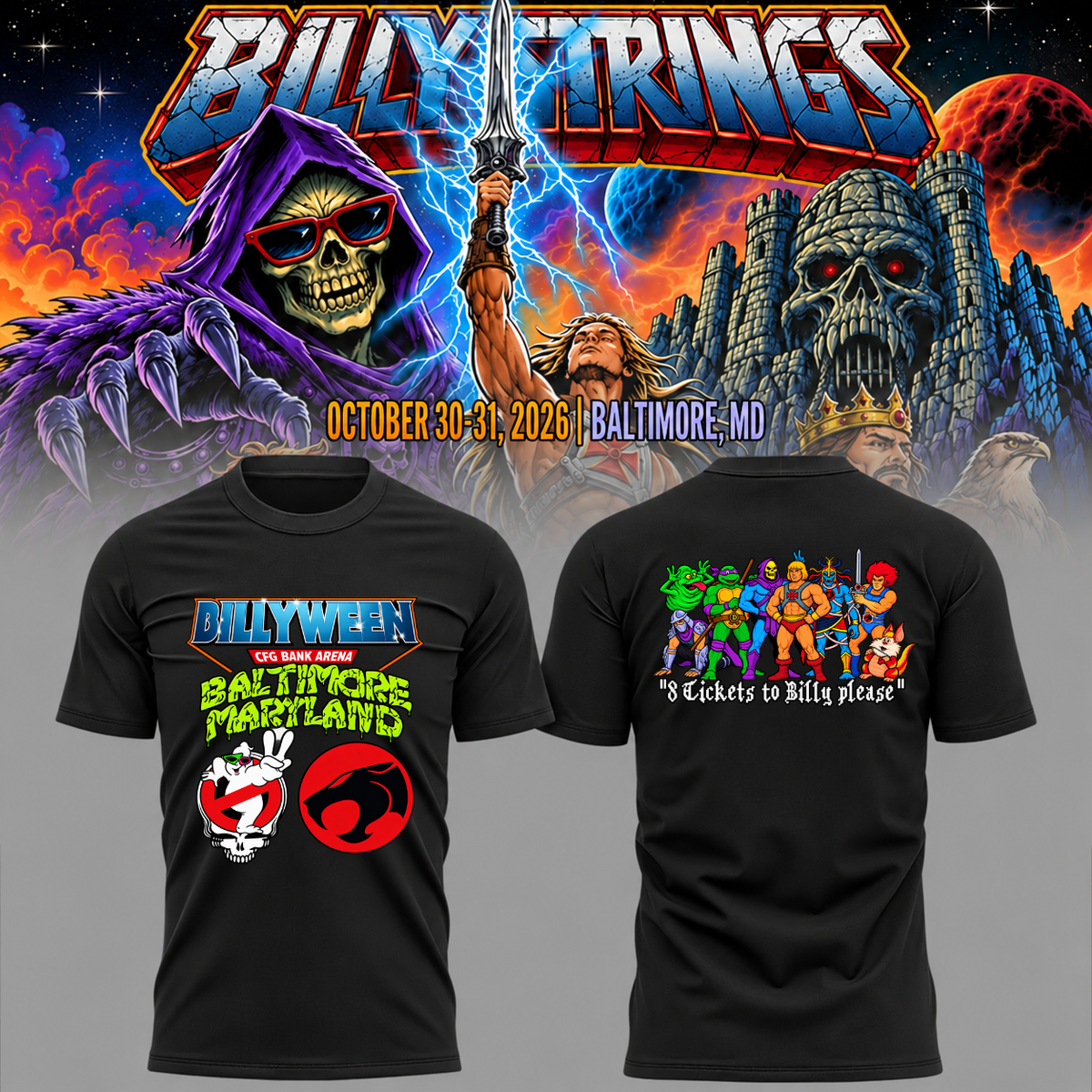 Limited Edition Billy Strings tour 2026 T-shirt