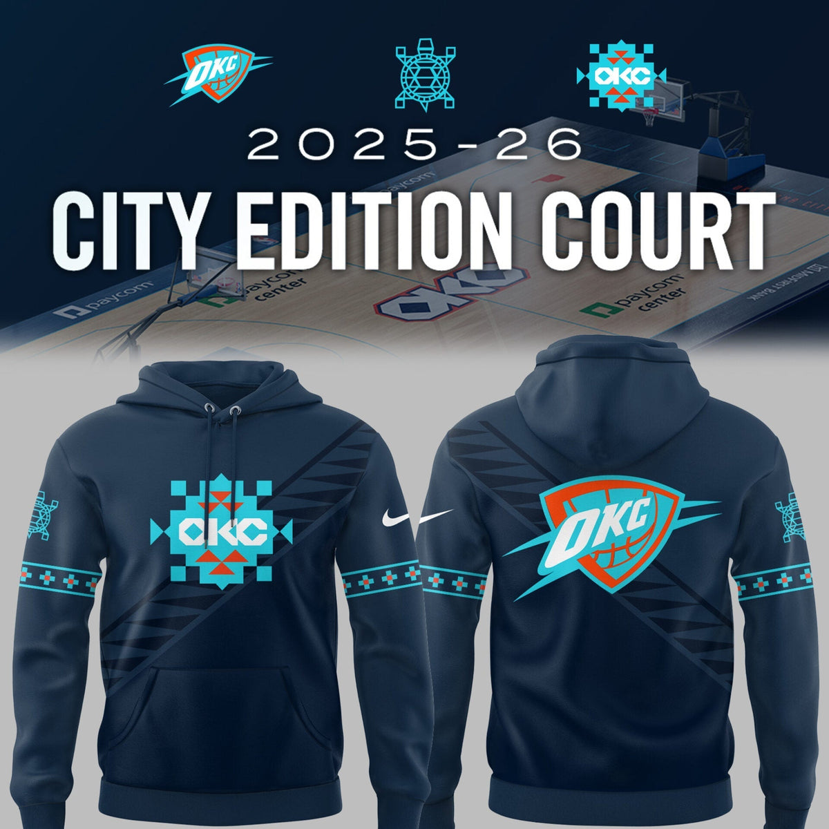 Limited Edition Thunder Basketball New City Edition 25′ Hoodie-PU25082403