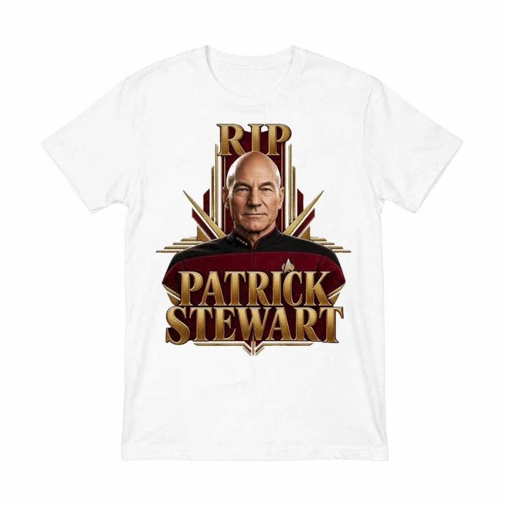 In Loving Memory Patrick Stewart 1940-2026 Rest In Peace Comfort Colors T-Shirt