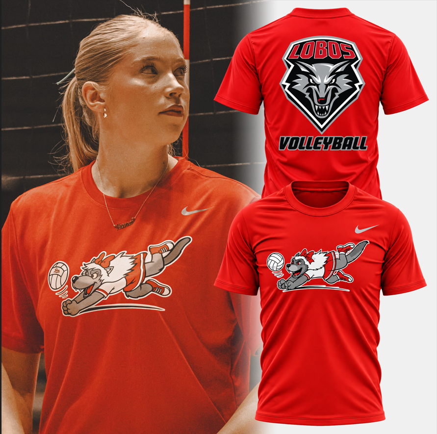 Limited Edition New Mexico Lobos Women’s Volleyball New warmups Shirt