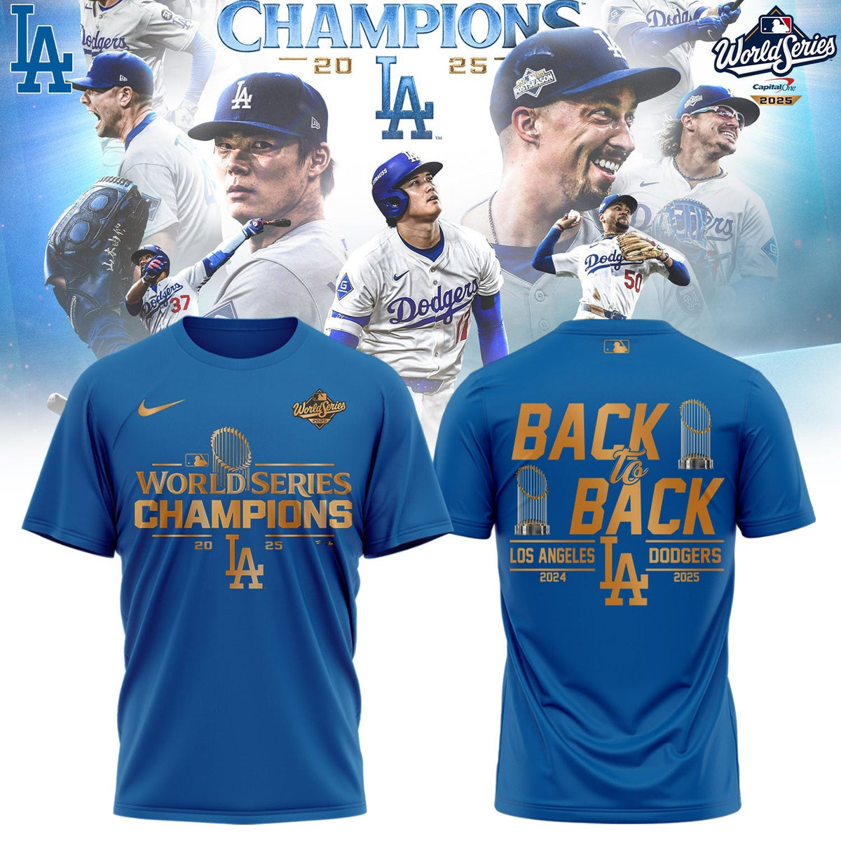 Los Angeles Dodgers 2025 World Series shirt