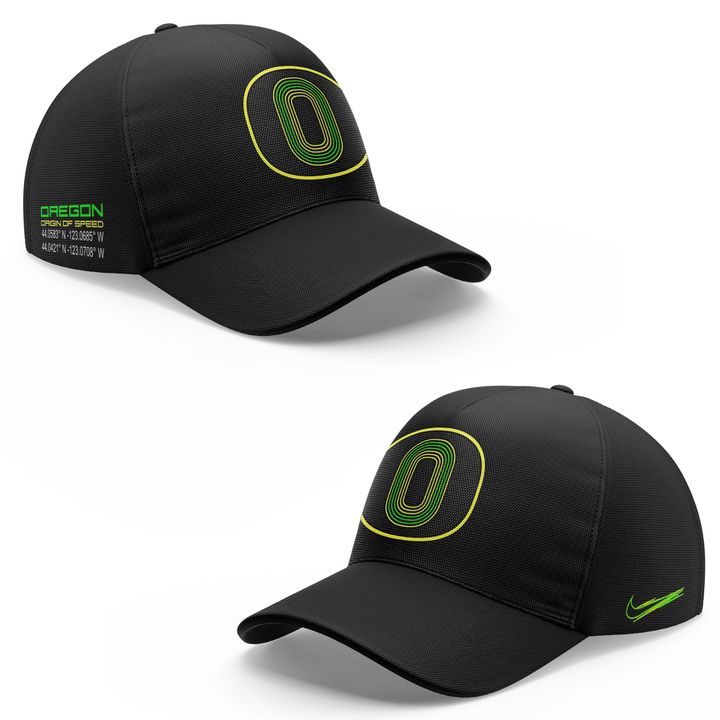 Men's Nike Oregon Ducks Football Origin of Speed Air T-Shirt – Black