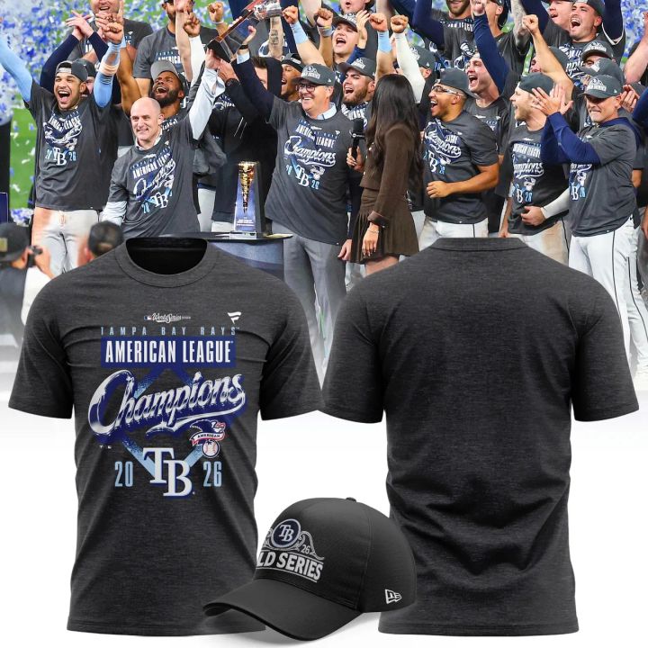 Tampa Bay Rays 2026 American League Champions Graphic T-Shirt