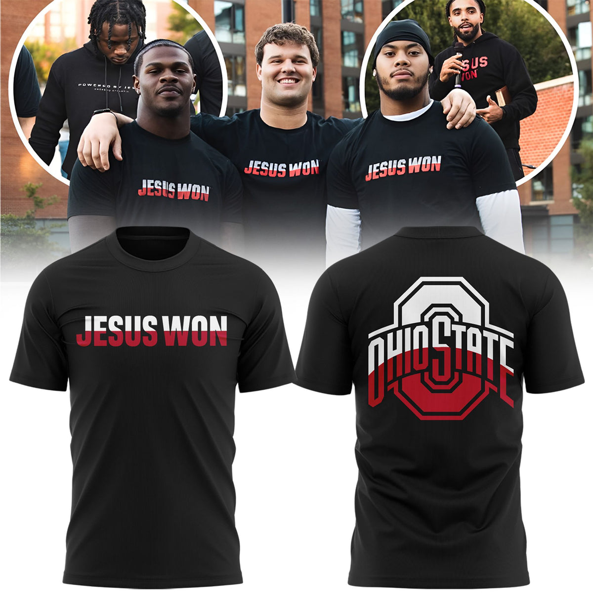 Ohio State Buckeyes JESUS WON T-shirt 2026