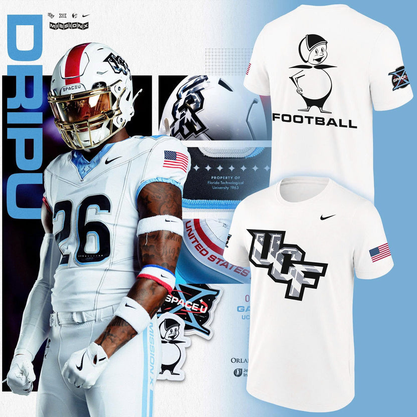Exclusive T-Shirt uniforms "Mission X" UCF Knightk Tshirt