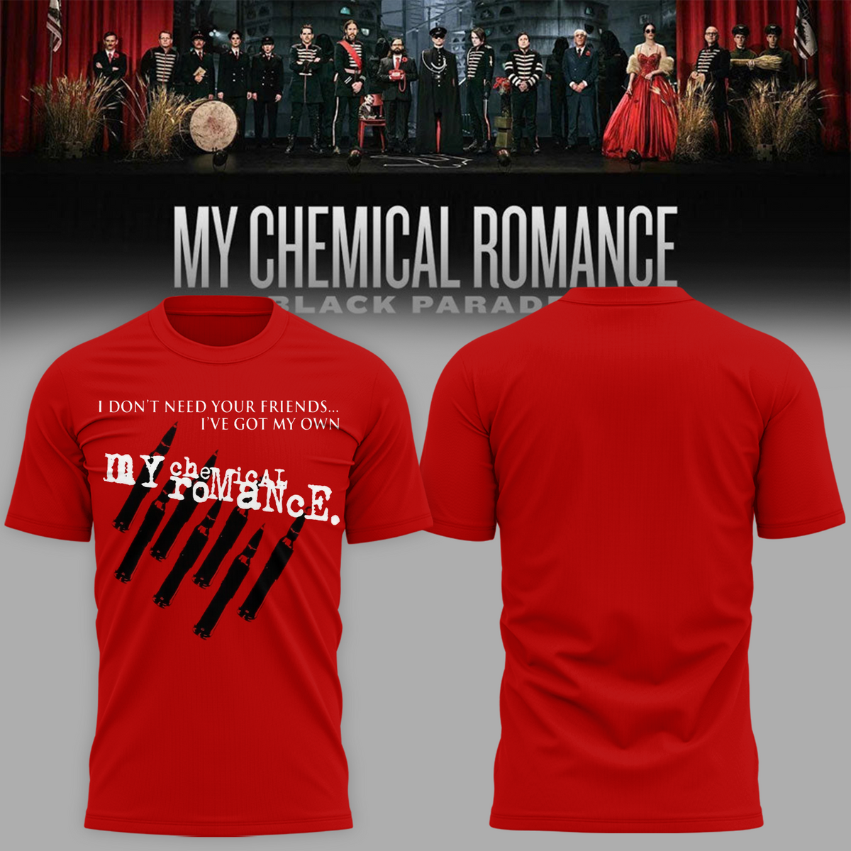 My Chemical Romance Los Angeles CA Week 2 Merch 2026 Hollywood Bowl October 30-31 2026 T-shirt