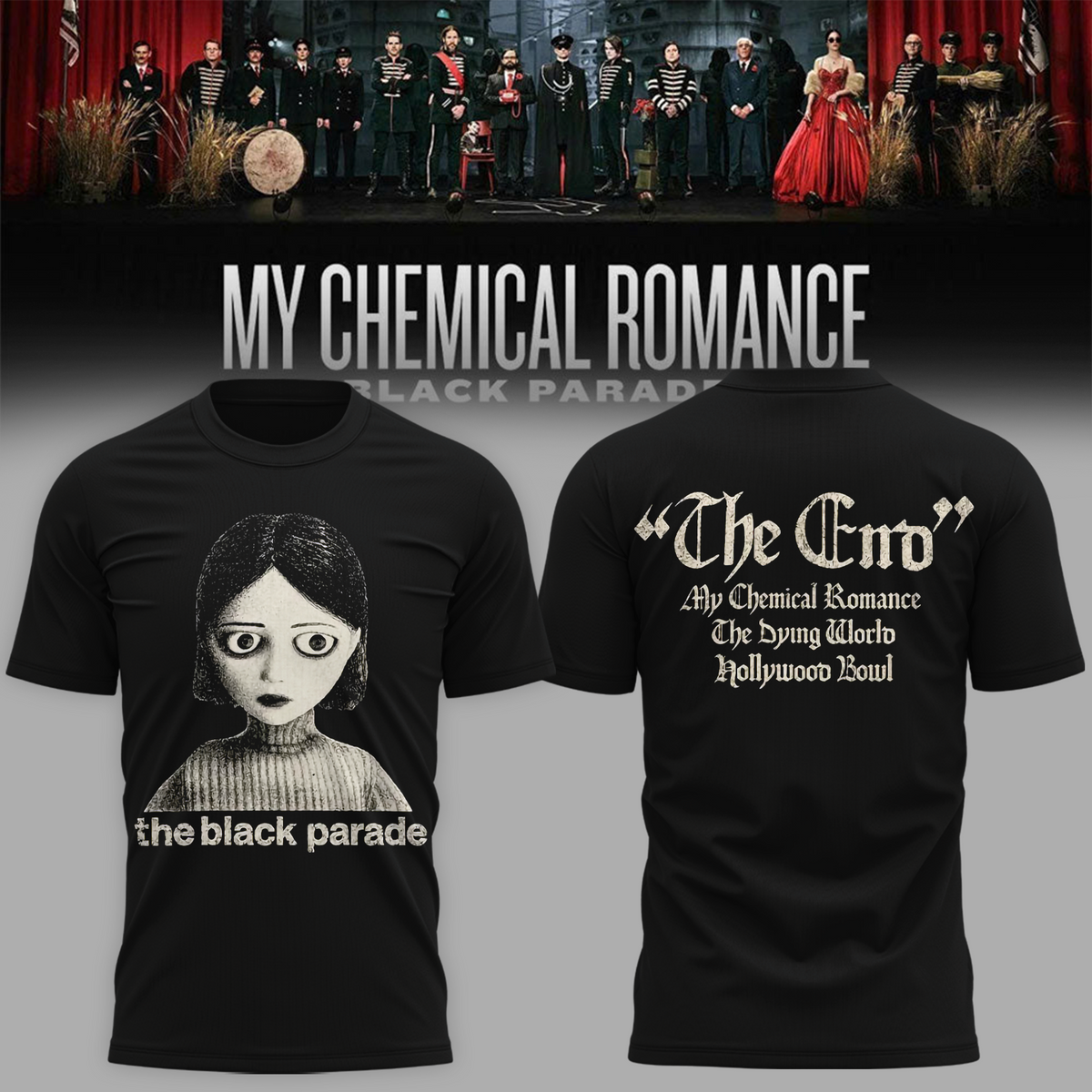 My Chemical Romance Los Angeles CA Week 2 Merch 2026 Hollywood Bowl October 30-31 2026 T-shirt