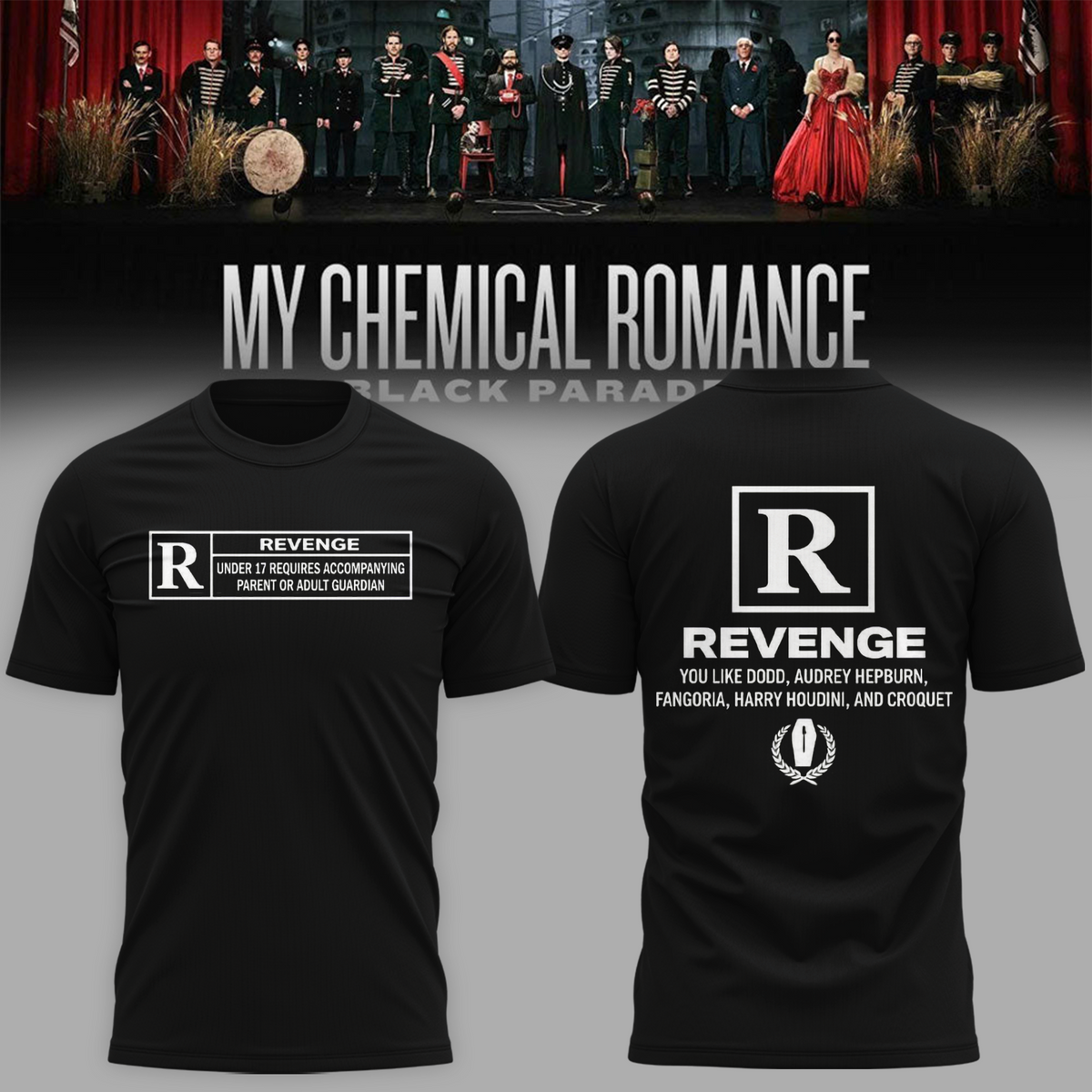 My Chemical Romance Los Angeles CA Week 2 Merch 2026 Hollywood Bowl October 30-31 2026 T-shirt