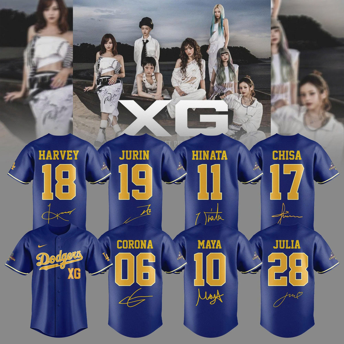 _”XG WORLD TOUR: THE CORE” Jersey Baseball