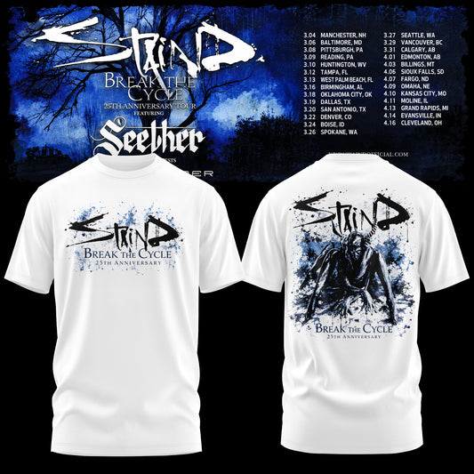 “Break The Cycle” 25th Anniversary Tour 2027 Tee