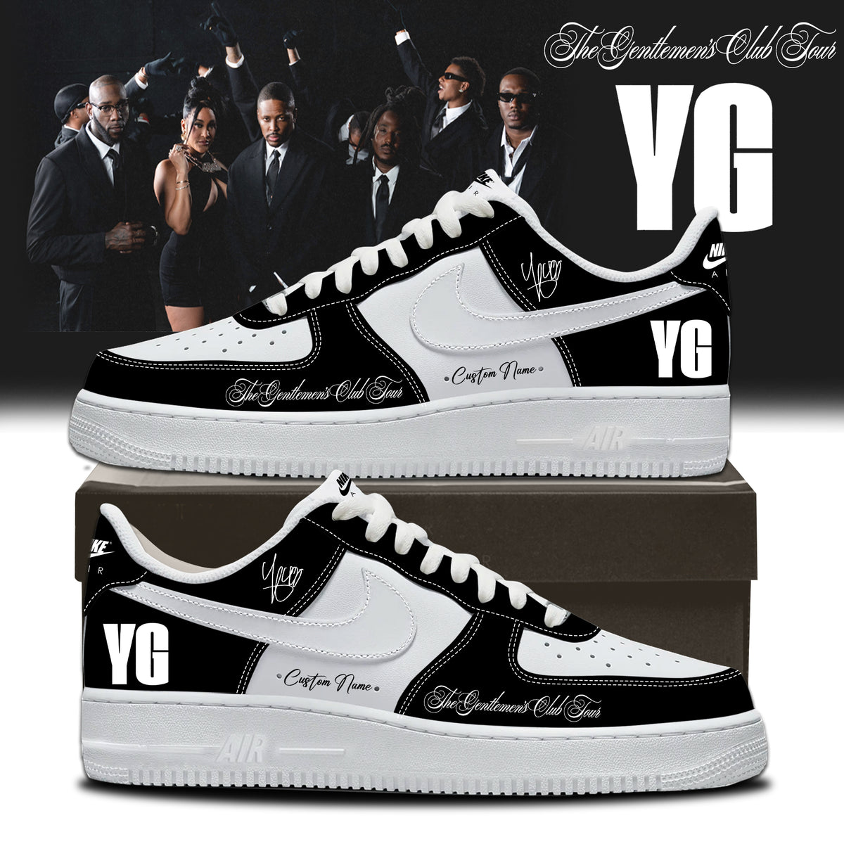 ,,.YG – “The Gentlemen’s Club” . Limited Edition Signature Shoes