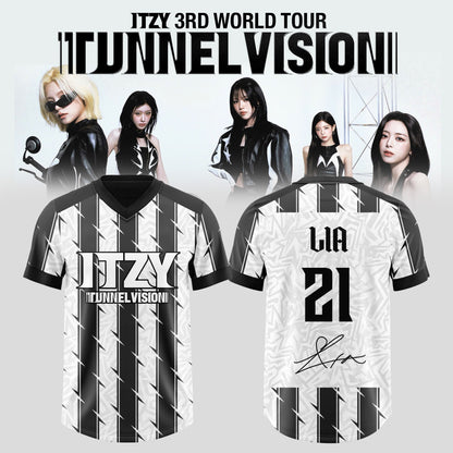 ITZY: 3RD WORLD TOUR Exclusive Football Jersey