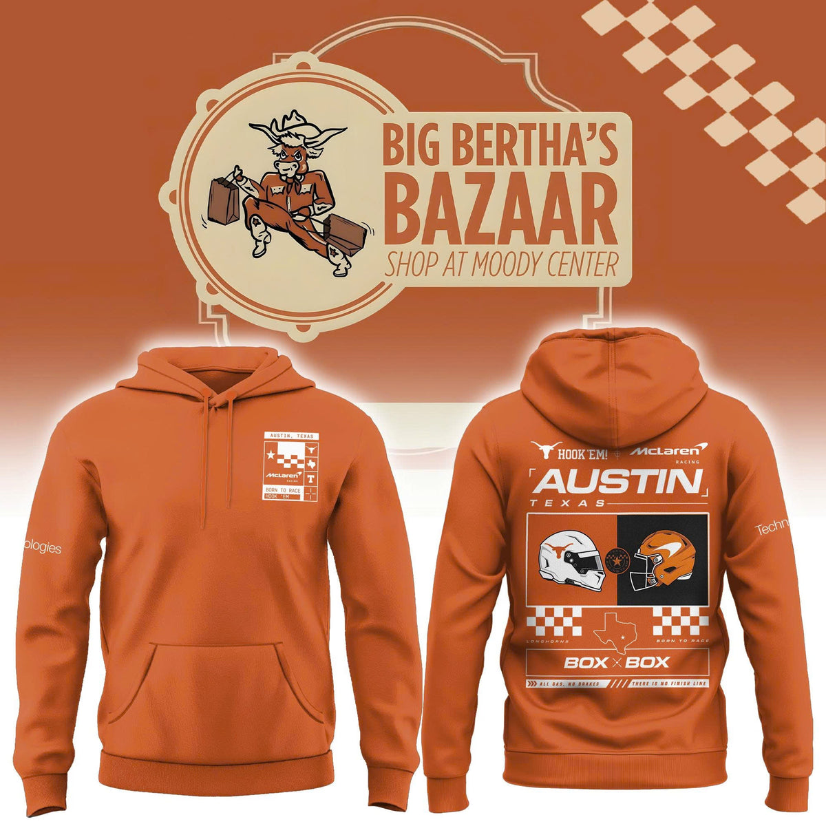Texas Longhorns x McLaren Outerstuff Head 2 Head Hoodie