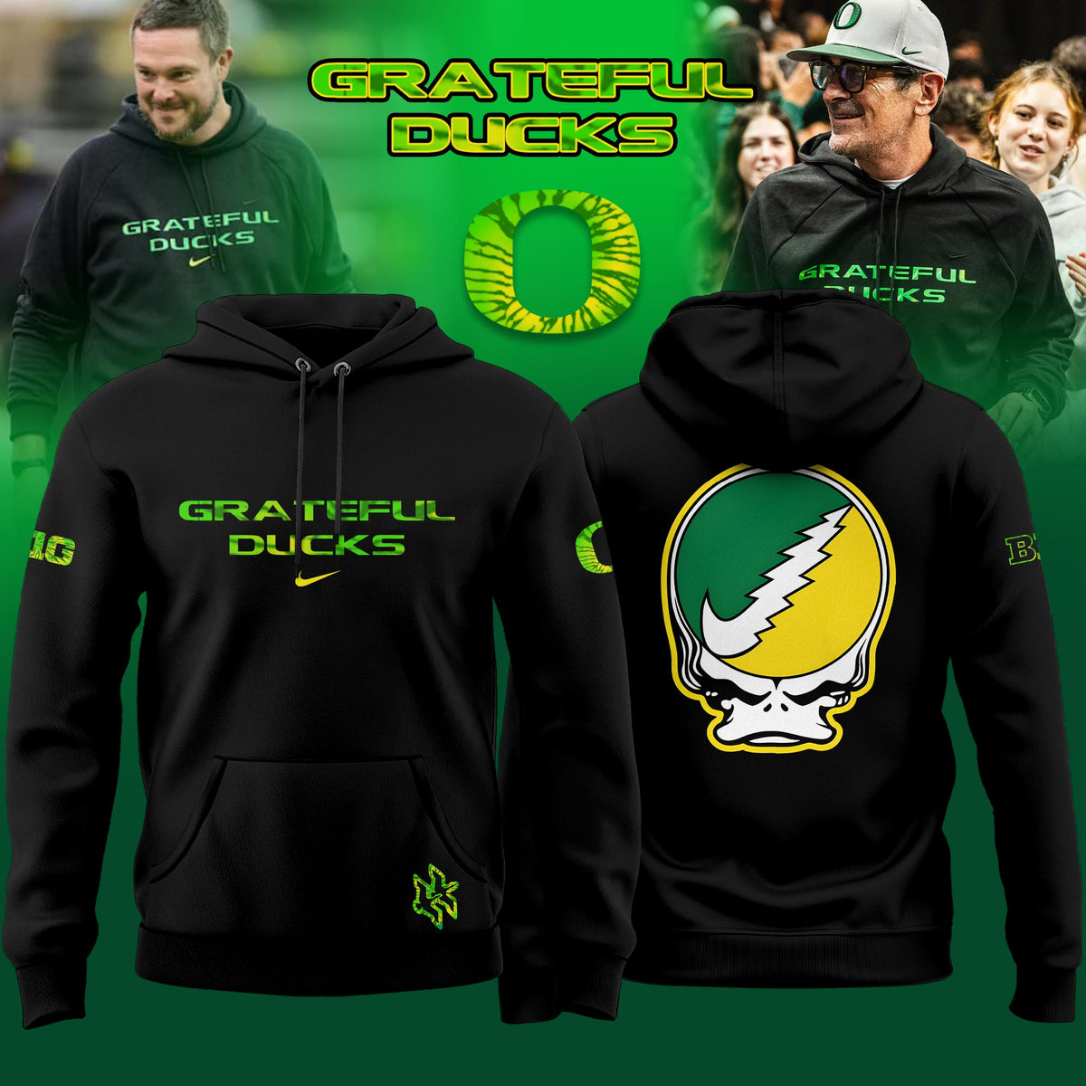 _Oregon Ducks x Grateful Dead 2025 Special Editions Hoodie