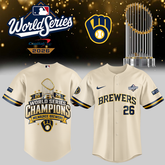 Milwaukee Brewers 2026 World Series Champions - Jersey