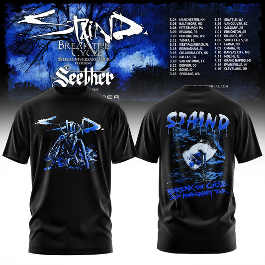 “Break The Cycle” 25th Anniversary Tour 2027 Tee