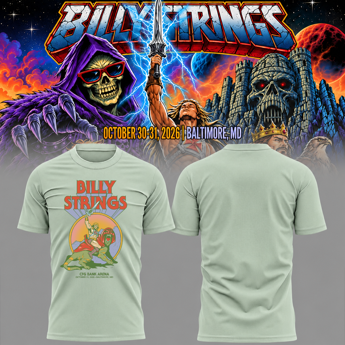 Limited Edition Billy Strings tour 2026 T-shirt