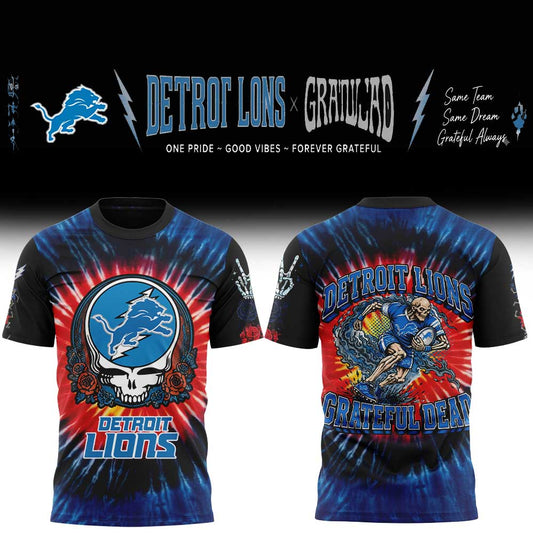 . D Lions Grateful Dead Skeletons Shirt