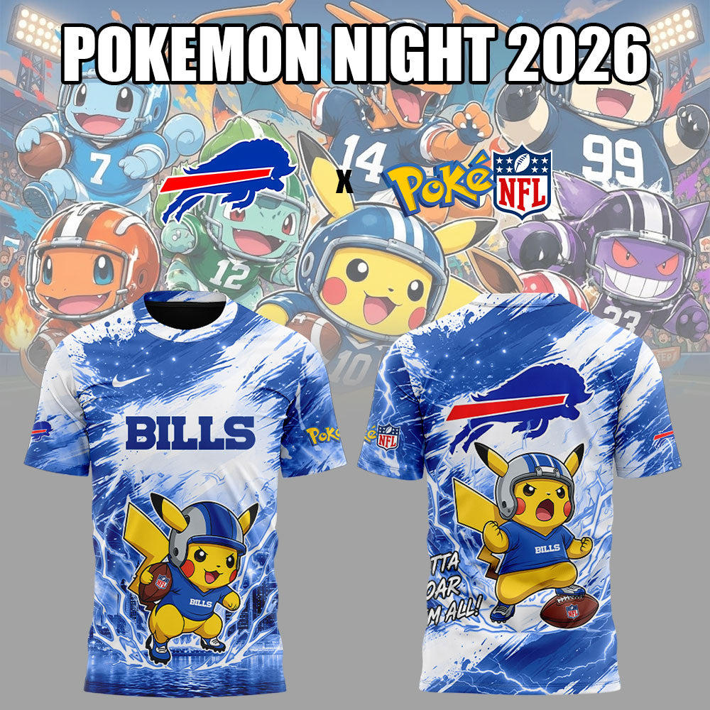 . B Bills Pokemon Night 2026 Limited Edition Shirt