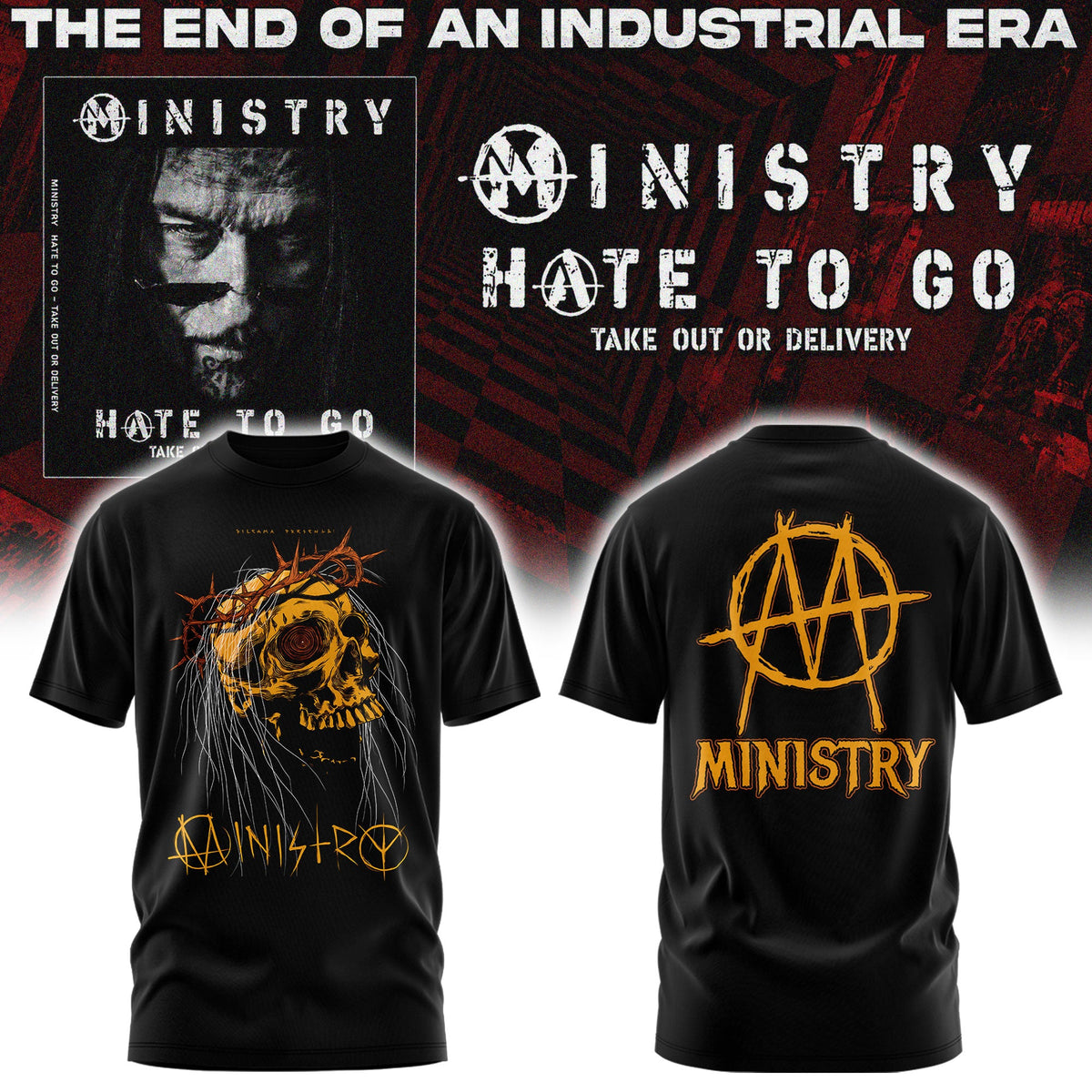 Ministry – Farewell Tour Hate to go Tshirt v4