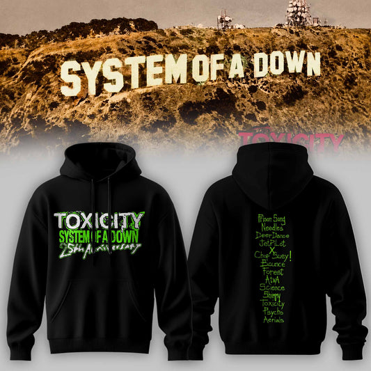 SYSTEM OF A DOWN — TOXICITY MERCH COLLECTION HOODIE