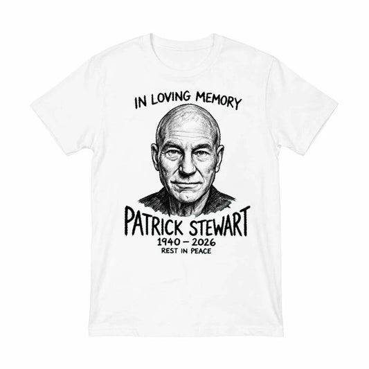 In Loving Memory Patrick Stewart 1940-2026 Rest In Peace Comfort Colors T-Shirt