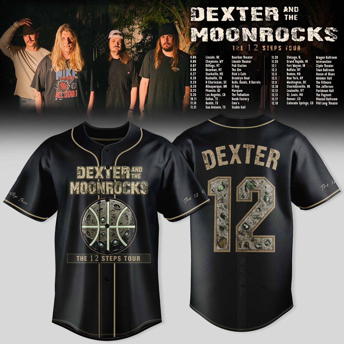 _ DEXTER & THE MOONROCK – THE 12 STEP TOUR 2026 Jersey