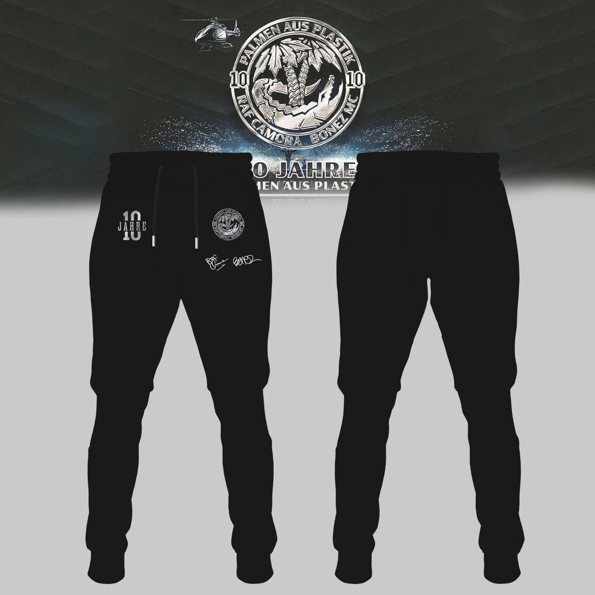 __,RAF Camora & Bonez MC “10 Jahre Palmen aus Plastik Tour”. Limited Edition Signature Jersey – Custom Location