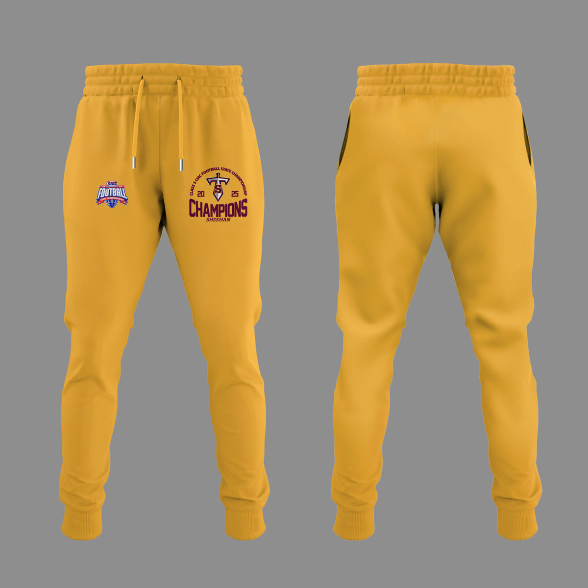 Limited Edition Sheehan Champions🏆Class S 𝐅𝐨𝐨𝐭𝐛𝐚𝐥𝐥 𝐂𝐡𝐚𝐦𝐩𝐢𝐨𝐧𝐬𝐡𝐢𝐩 2025 T-Shirt