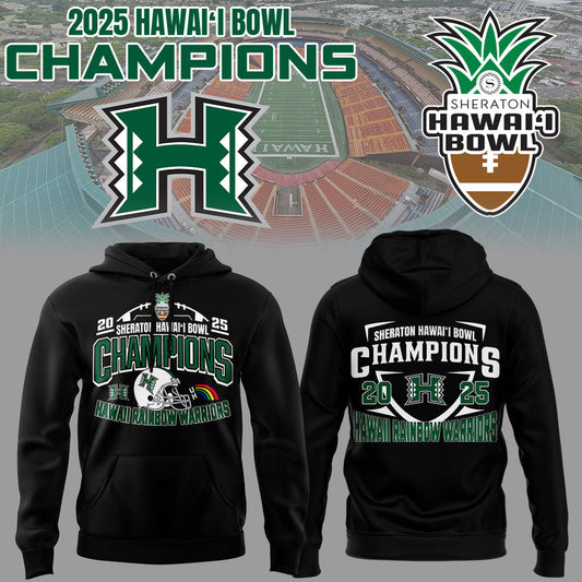 Limited Edition Hawai’i Bowl Champions Hoodie