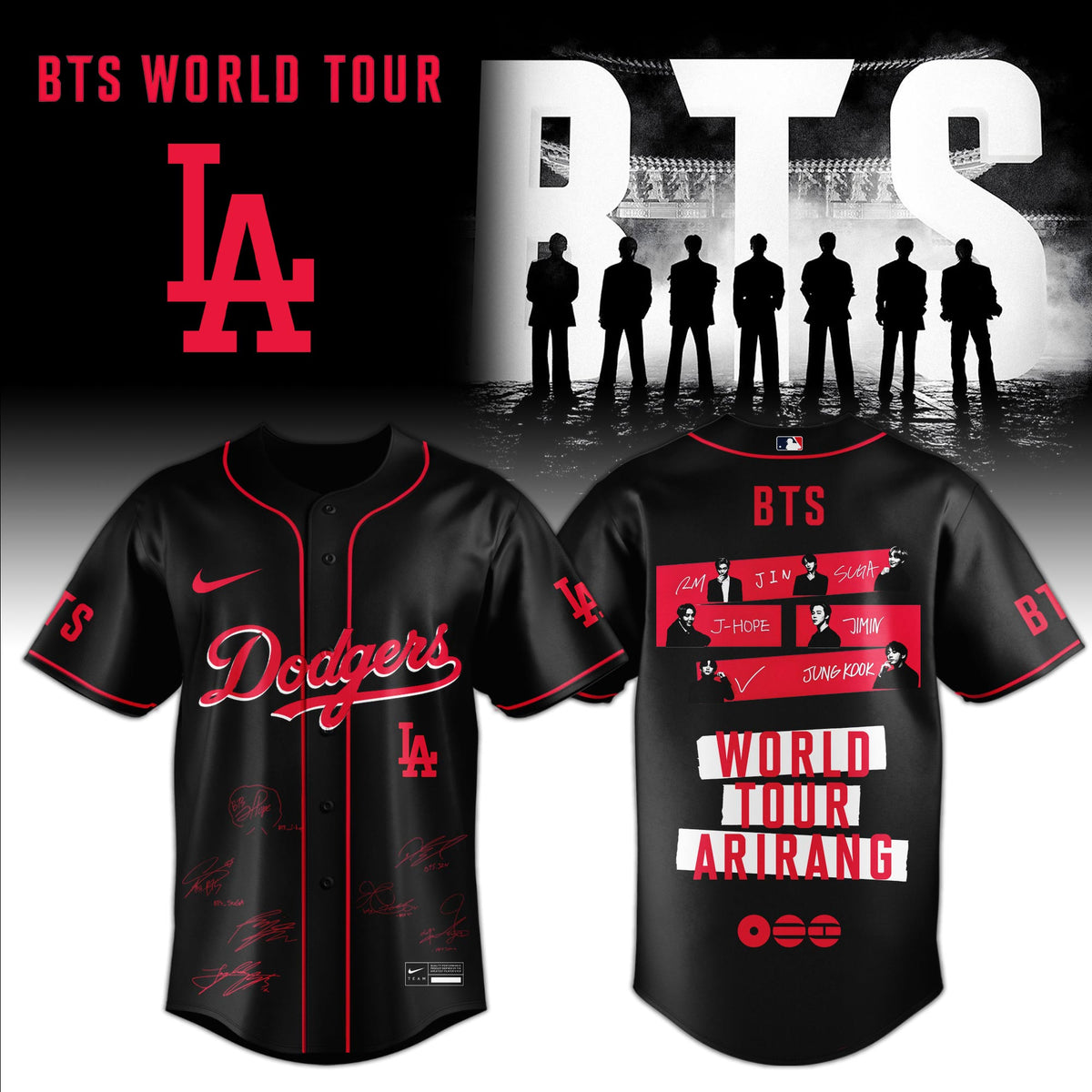LAD x BTS World Tour Arirang Jersey Limited Edition