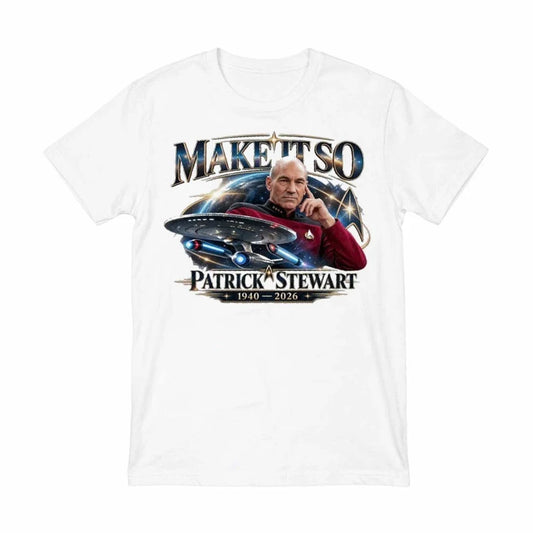 In Loving Memory Patrick Stewart 1940-2026 Rest In Peace Comfort Colors T-Shirt