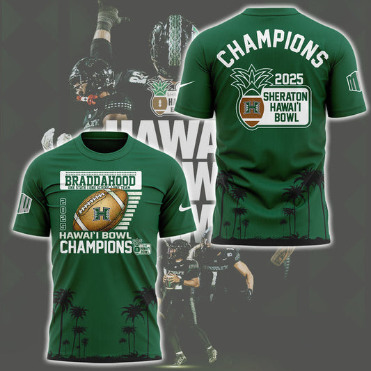 Limited Edition Hawai’i Bowl Champions Shirt