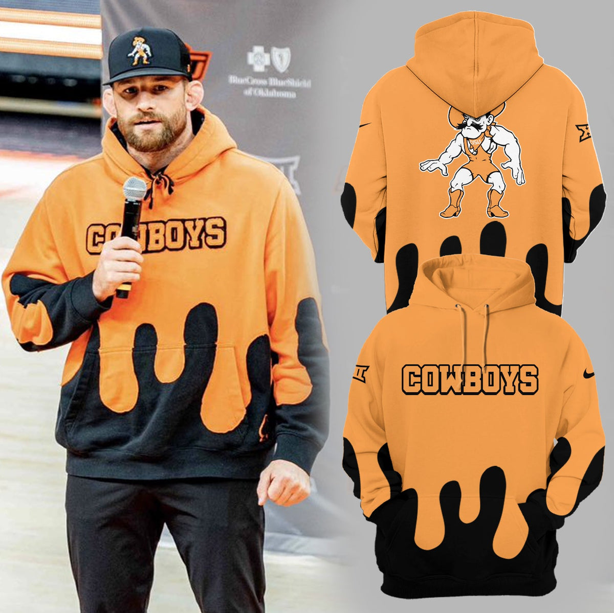 Special Edition OSU Cowboy Wrestling Coach DT’s Hoodie-PA04042516