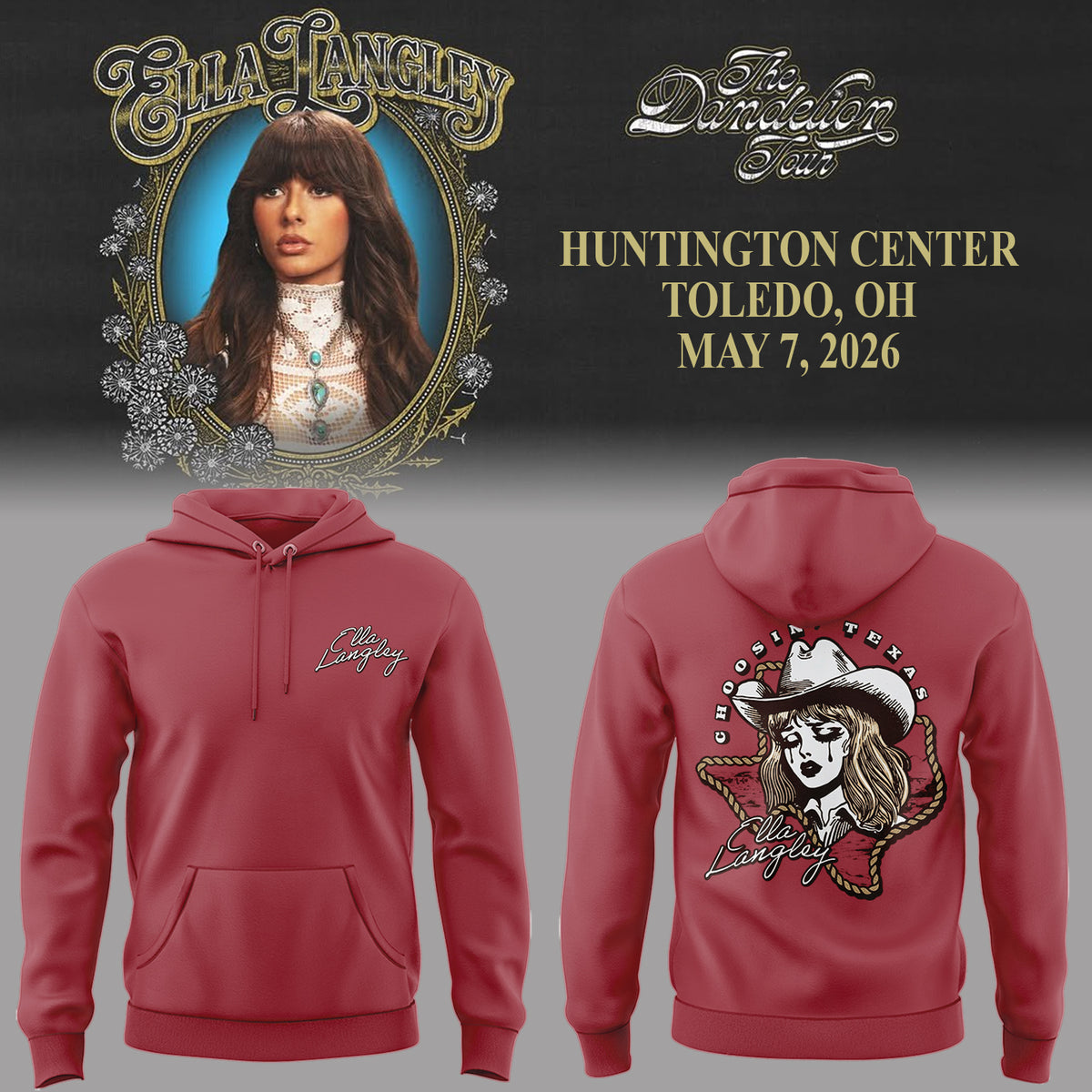 E.Langley “The Dandelion Tour” Hoodie-PA050826004