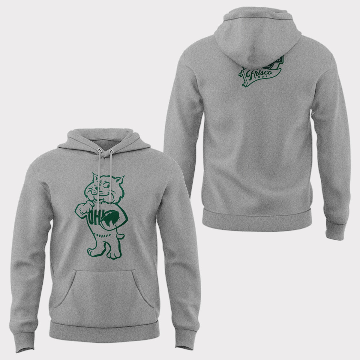 Limited Ohio Bobcats Football x Frisco Bowl 2025 Hoodie-PA122325001