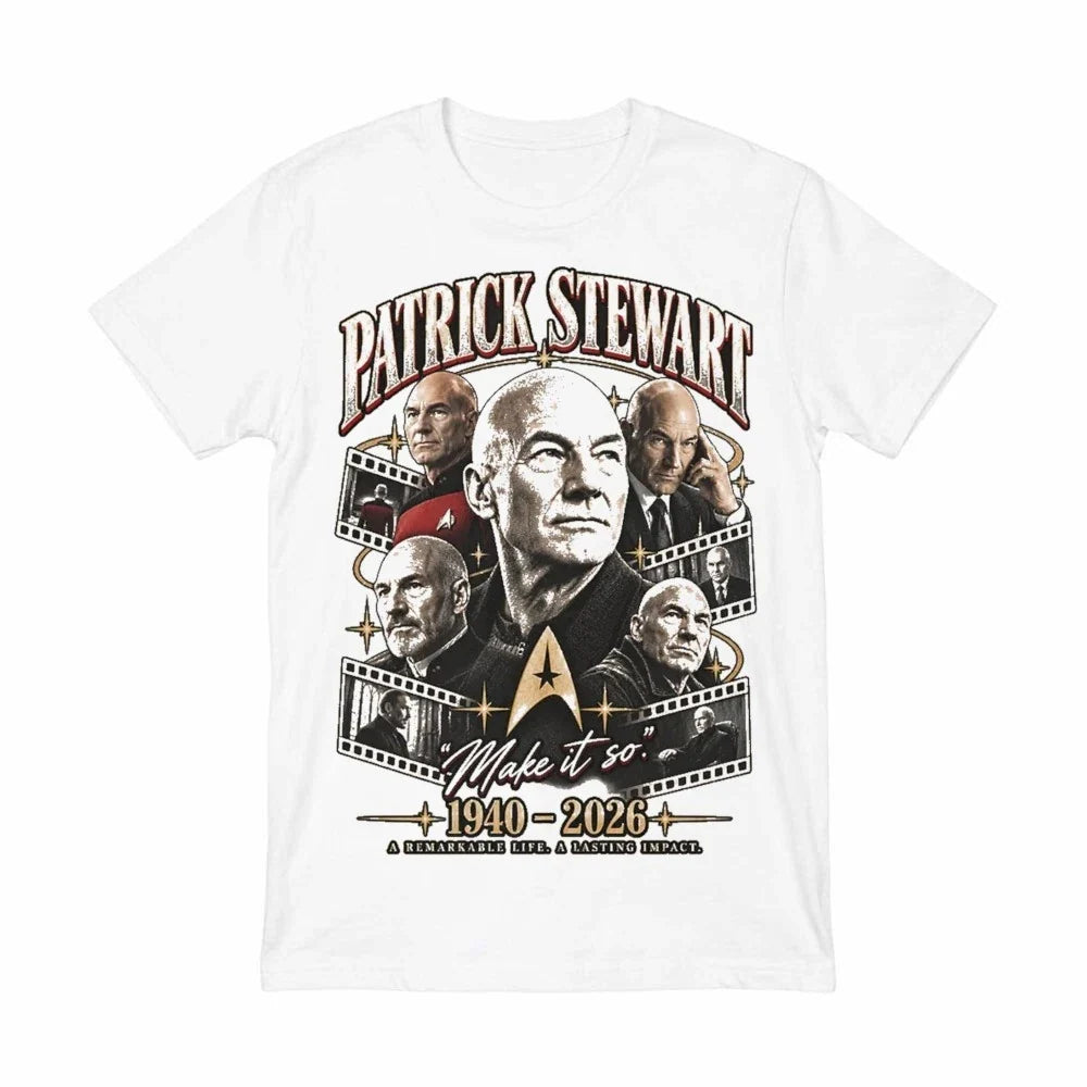 In Loving Memory Patrick Stewart 1940-2026 Rest In Peace Comfort Colors T-Shirt