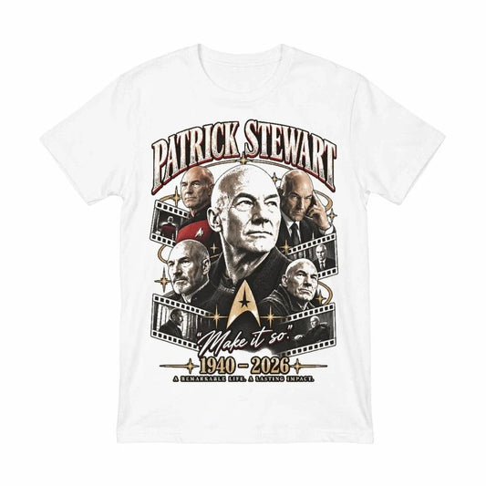 In Loving Memory Patrick Stewart 1940-2026 Rest In Peace Comfort Colors T-Shirt