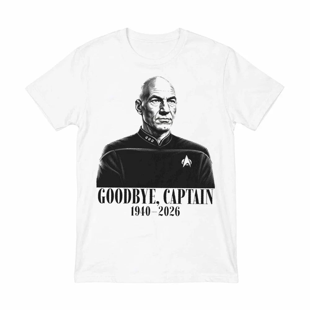 In Loving Memory Patrick Stewart 1940-2026 Rest In Peace Comfort Colors T-Shirt