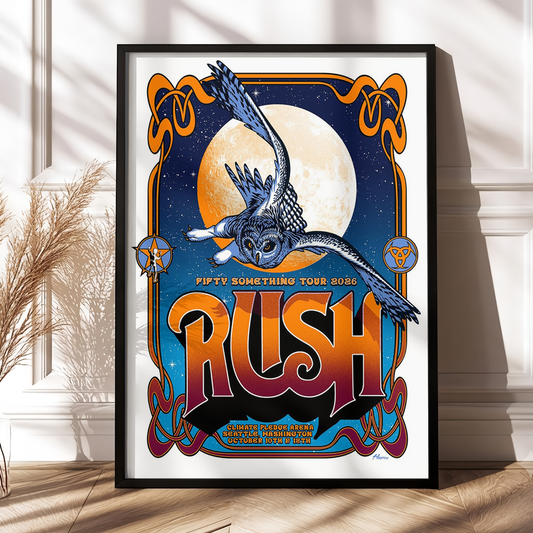 Limited Edition Fifty Something Tour 2026 Poster