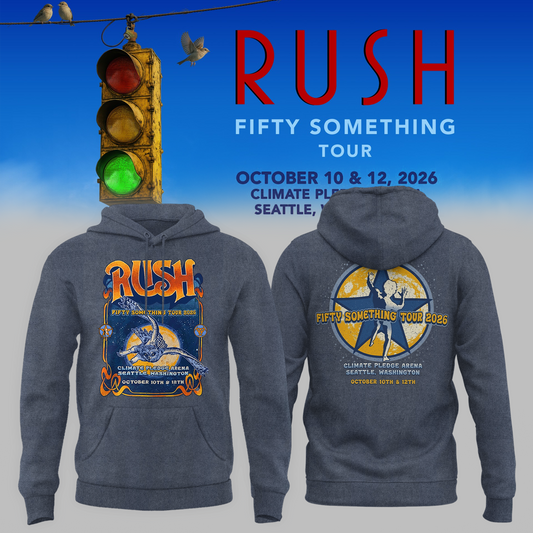 🔥 Rush “Fifty Something Tour 2026” Hoodie