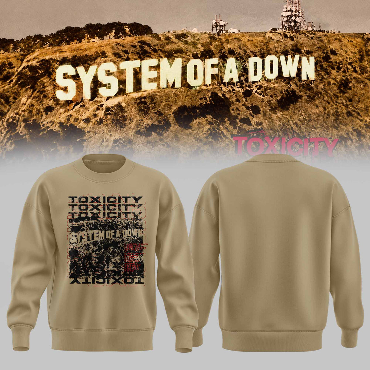 SYSTEM OF A DOWN — TOXICITY MERCH COLLECTION SWEATER