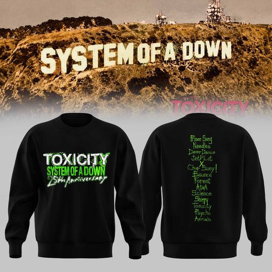 SYSTEM OF A DOWN — TOXICITY MERCH COLLECTION SWEATER