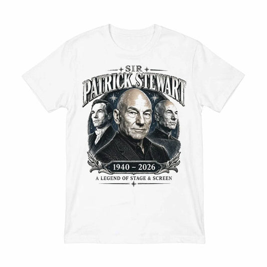 In Loving Memory Patrick Stewart 1940-2026 Rest In Peace Comfort Colors T-Shirt