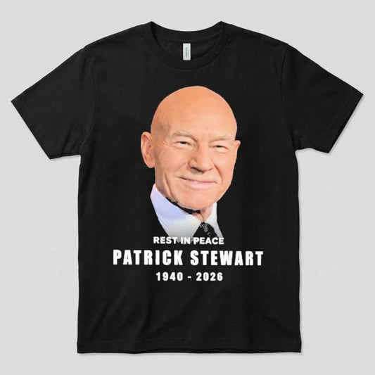In Loving Memory Patrick Stewart 1940-2026 Rest In Peace Comfort Colors T-Shirt