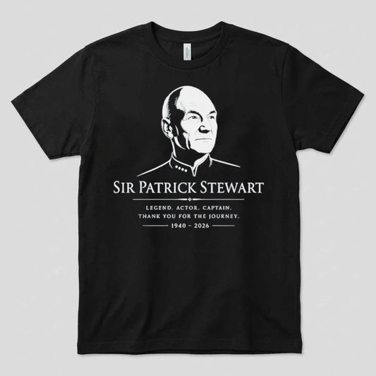 In Loving Memory Patrick Stewart 1940-2026 Rest In Peace Comfort Colors T-Shirt