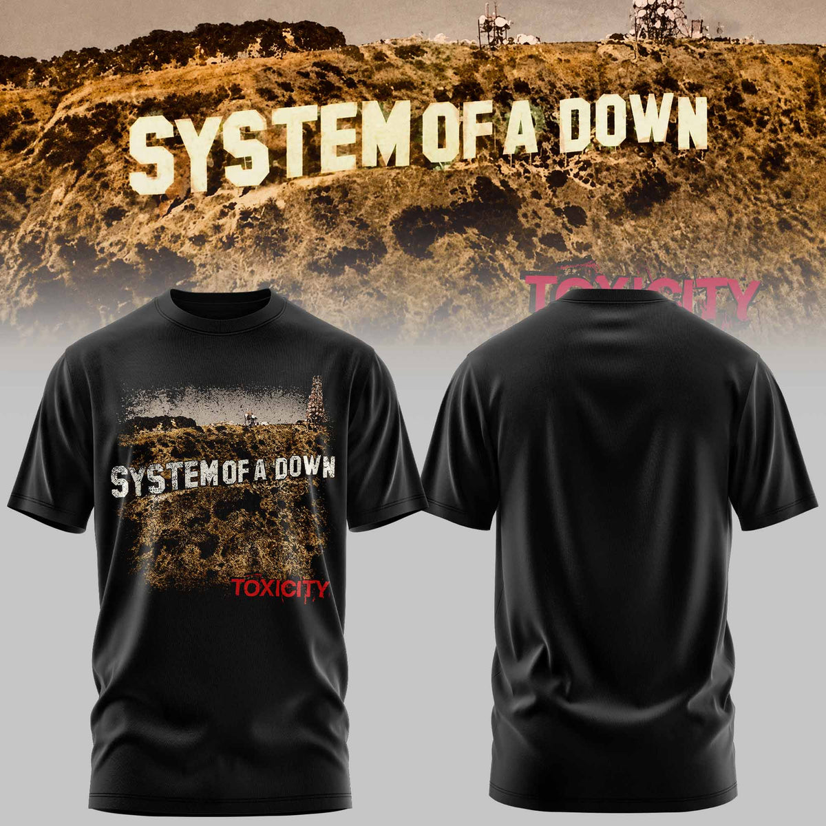 SYSTEM OF A DOWN — TOXICITY MERCH COLLECTION TEE